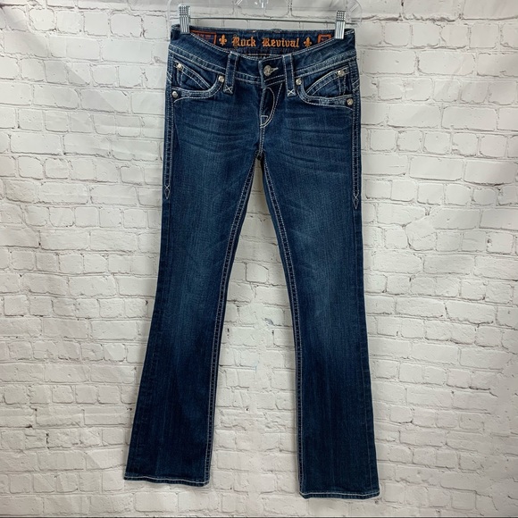 ROCK REVIVAL PATTI BOOT JEANS - Picture 2 of 8